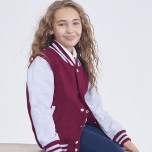 Just Hoods by AWDis - Kid's Varsity Jacket - JH043B