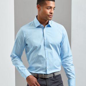 Premier - Long Sleeve Stretch Fit Poplin Shirt - PR244