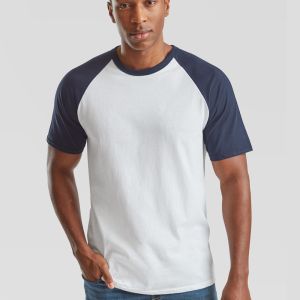 Fruit of the Loom - Short Sleeve Baseball T-Shirt - F61-026-0