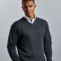 Russell Collection - V-Neck Knitted Sweater - J710M