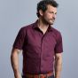 Russell Collection - Men's Short Sleeve Easy Care Fitted Shirt - J947M