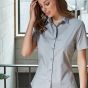 Premier - Ladies Short Sleeve Stretch Fit Poplin Shirt - PR346