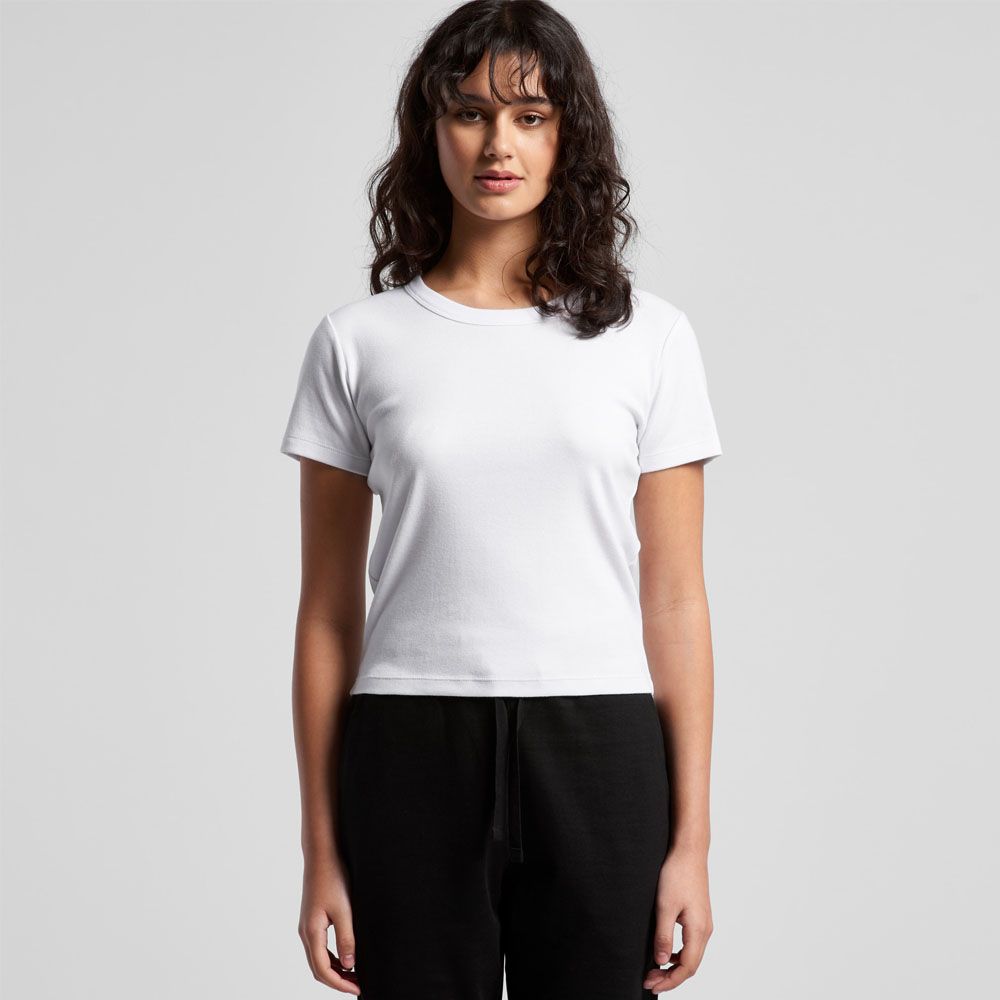 AS Colour - Womens Organic Rib Baby Tee - AS4074