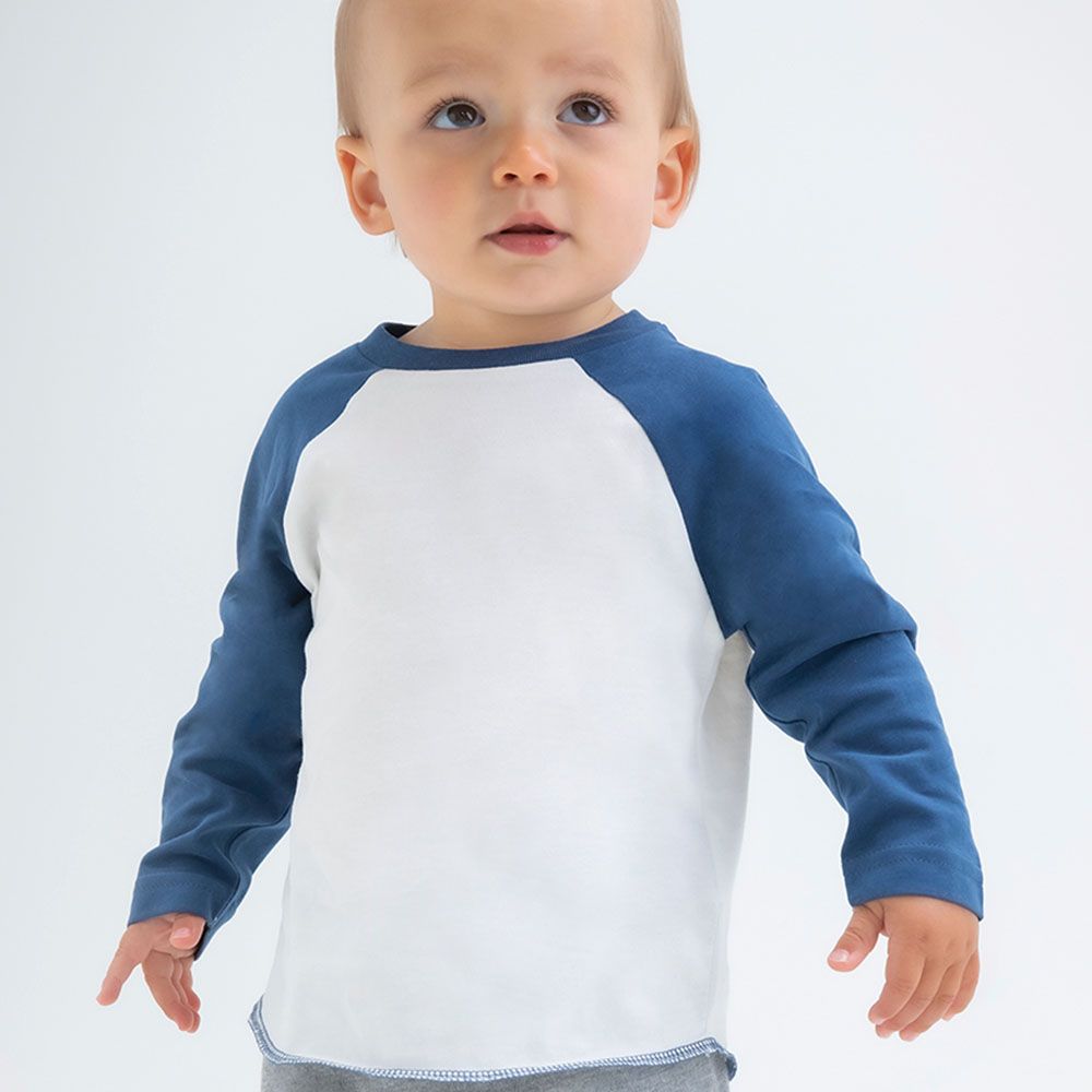 Babybugz - Baby Long Sleeve Baseball T-Shirt - BZ43