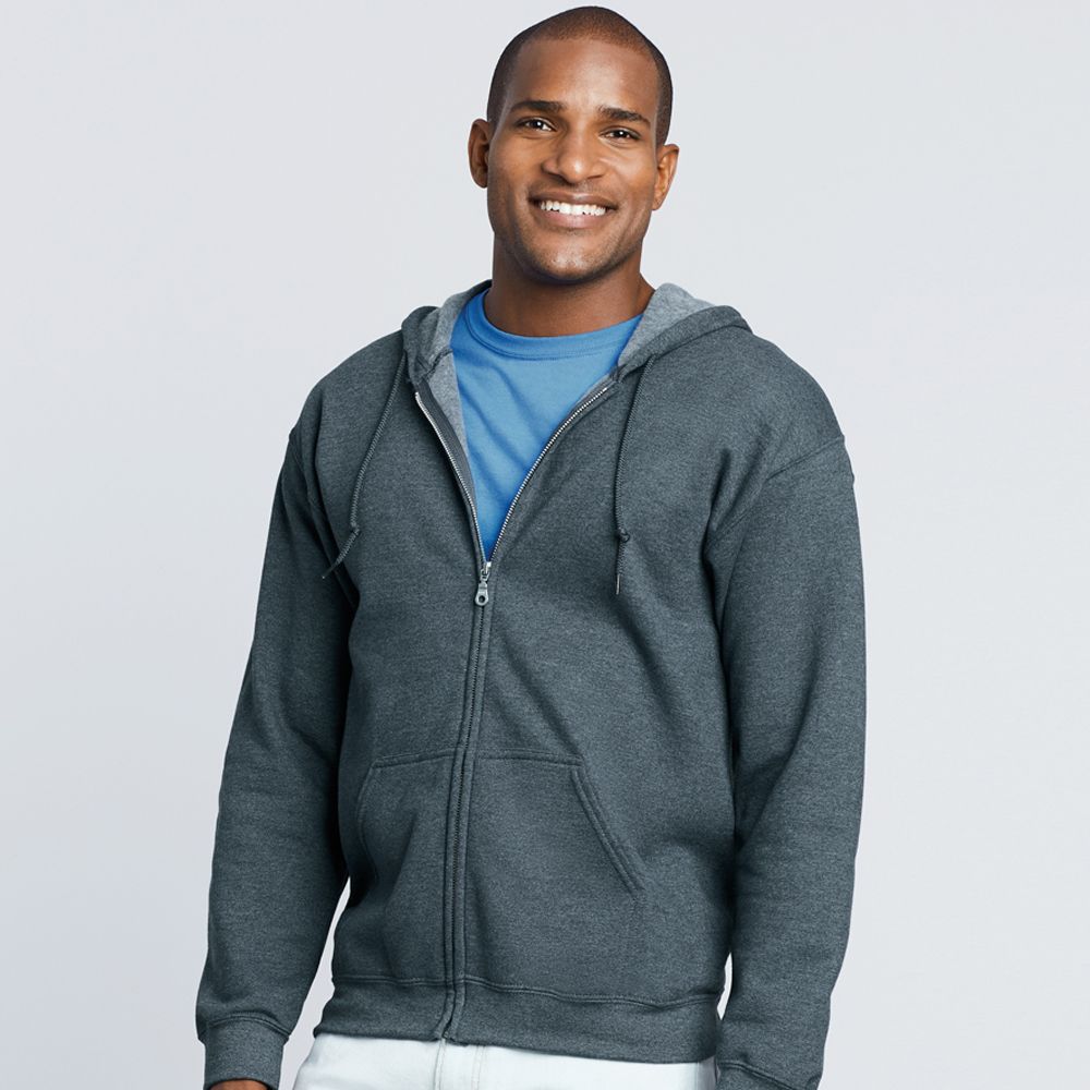 Gildan - Heavy Blend Adult Full Zip Hooded Sweatshirt - GD58