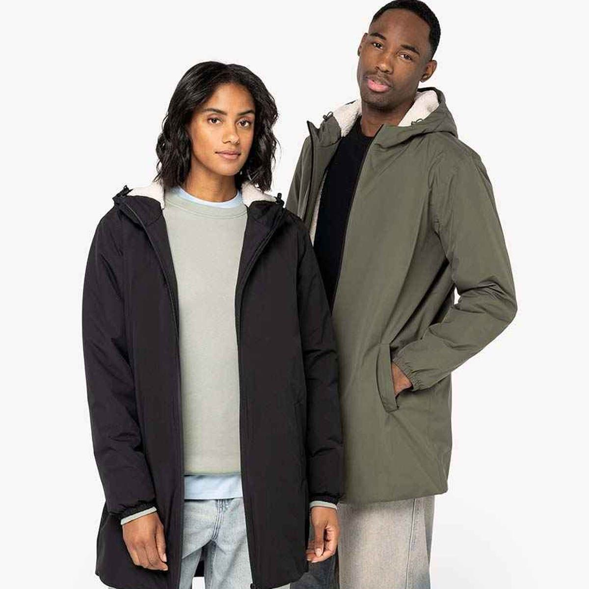 Native Spirit  Unisex Sherpa Lined Waterproof Jacket NS609