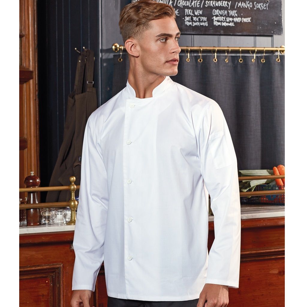 Premier - Essential Long Sleeve Chef's Jacket - PR901