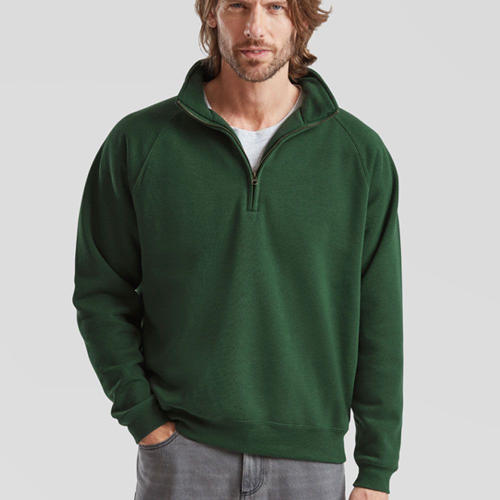 Fruit of the Loom - Premium 70/30 Zip Neck Sweatshirt - F62-032-0