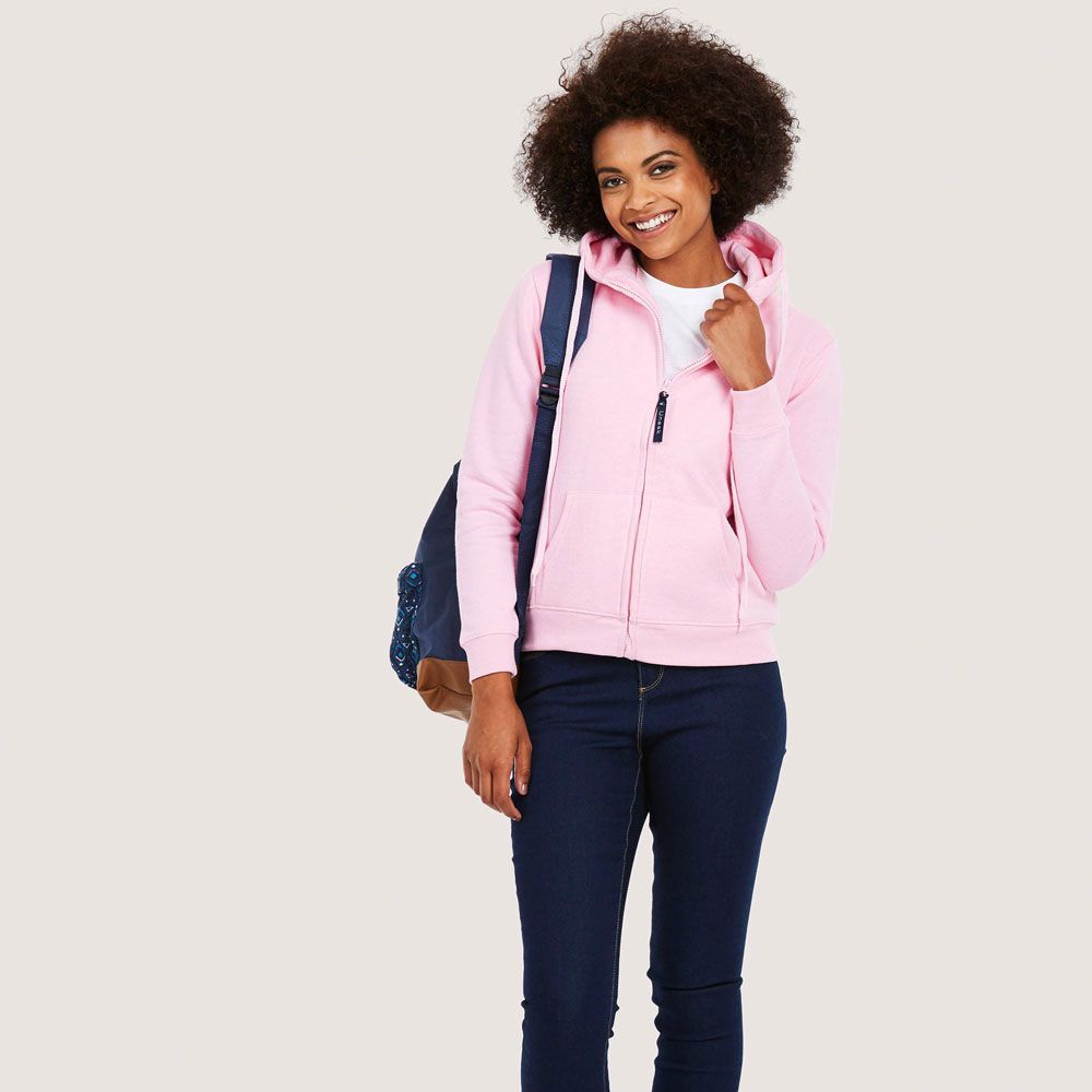 Uneek - Ladies Classic Full Zip Hooded Sweatshirt - UC505
