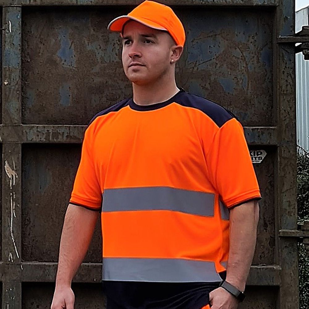 Yoko - Hi-Vis Two Tone T-Shirt - YK013